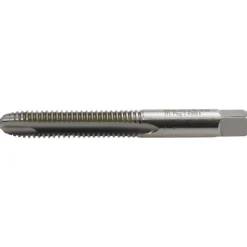 Spiral Point Tap: 5/16-18 UNC, 2 Flutes, Plug Chamfer, 3B Class of Fit, HSS, Bright/Uncoated Coated
