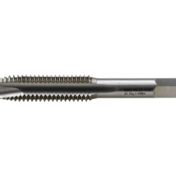 Spiral Point Tap: 1/2-13 UNC, 3 Flutes, Plug Chamfer, 3B Class of Fit, HSS, Bright/Uncoated Coated