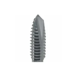 Spiral Point Tap: 1/4-20 UNC, 3 Flutes, Plug Chamfer, 3B Class of Fit, HSS-E Vanadium, Steam Oxide Coated