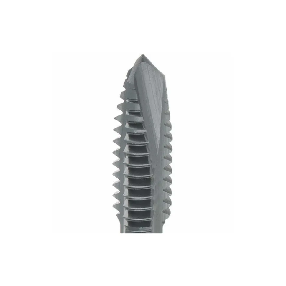 Spiral Point Tap: 1/4-20 UNC, 3 Flutes, Plug Chamfer, 3B Class of Fit, HSS-E Vanadium, Steam Oxide Coated