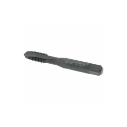 Spiral Point Tap: 3/8-16 UNC, 3 Flutes, Plug Chamfer, 3B Class of Fit, HSS-E Vanadium, Steam Oxide Coated