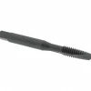 Spiral Point Tap: 1/4-20 UNC, 2 Flutes, Plug Chamfer, 2B Class of Fit, HSS, Steam Oxide Coated