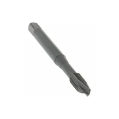 Spiral Point Tap: #8-32 UNC, 3 Flutes, Plug Chamfer, 2B Class of Fit, HSS-E Vanadium, Steam Oxide Coated