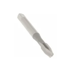 Spiral Point Tap: #8-32 UNC, 2 Flutes, Plug Chamfer, 2B Class of Fit, HSS, Bright/Uncoated Coated