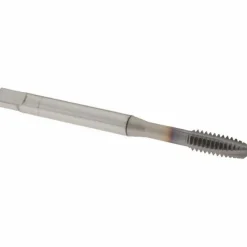 Spiral Point Tap: 1/4-20 UNC, 3 Flutes, Plug Chamfer, 3B Class of Fit, Powdered Metal HSS, V Coated