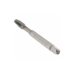 Spiral Point Tap: 1/4-20 UNC, 3 Flutes, Plug Chamfer, 3B Class of Fit, Powdered Metal HSS, V Coated