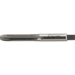 Spiral Point Tap: 1/4-20 UNC, 2 Flutes, Plug Chamfer, 3B Class of Fit, HSS, Bright/Uncoated Coated