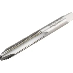 Spiral Point Tap: 1/4-20 UNC, 2 Flutes, Plug Chamfer, 3B Class of Fit, HSS, Bright/Uncoated Coated