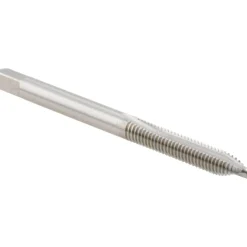 Spiral Point Tap: #10-32 UNF, 2 Flutes, Plug Chamfer, 2B Class of Fit, HSS, Bright/Uncoated Coated