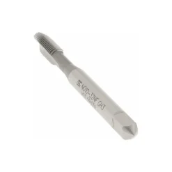 Spiral Point Tap: #10-32 UNF, 2 Flutes, Plug Chamfer, 2B Class of Fit, HSS, Bright/Uncoated Coated