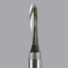 Spiral Router Bit: 3/16" Dia, 5/8" LOC, 1/4" Shank Dia, 1 Flute, Upcut