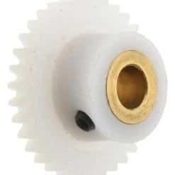 Spur Gear: 32 Teeth, 1/4" Bore Dia