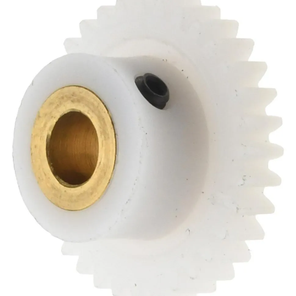 Spur Gear: 32 Teeth, 1/4" Bore Dia