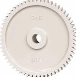 Spur Gear: 60 Teeth, 5/16" Bore Dia, Standard Bore