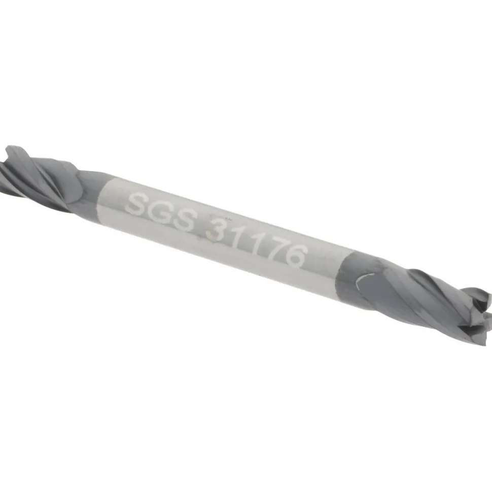 Square End Mill: 1/8" Dia, 1/4" LOC