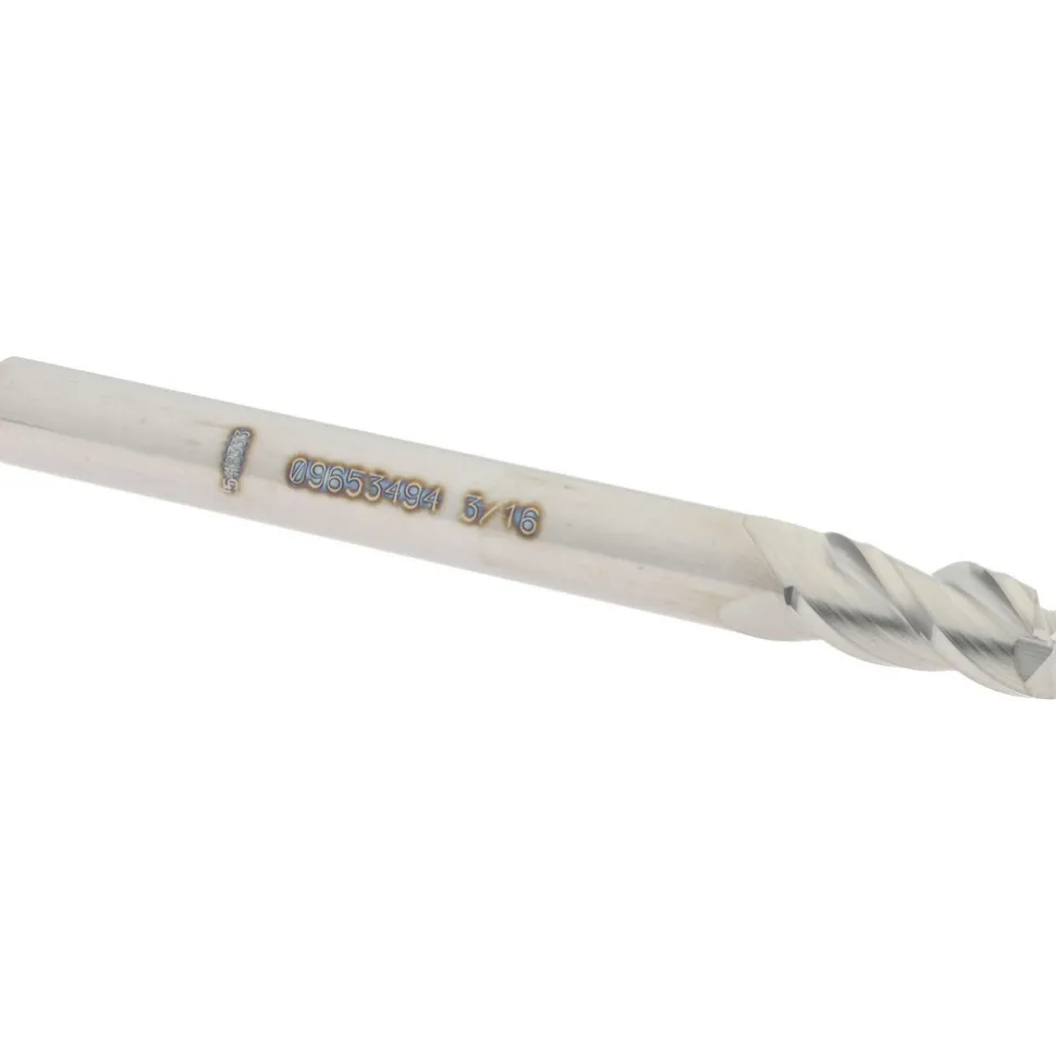 Square End Mill: 3/16" Dia, 3/8" LOC