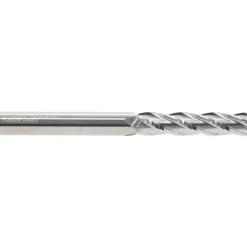 Square End Mill: 3/8" Dia, 1-3/4" LOC, 4 Flute, Solid Carbide