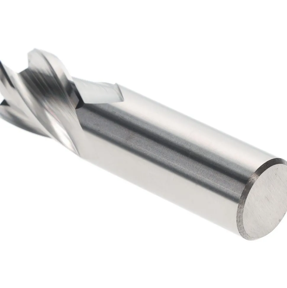 Square End Mill: 3/4" Dia, 1" LOC, 4 Flute, Solid Carbide