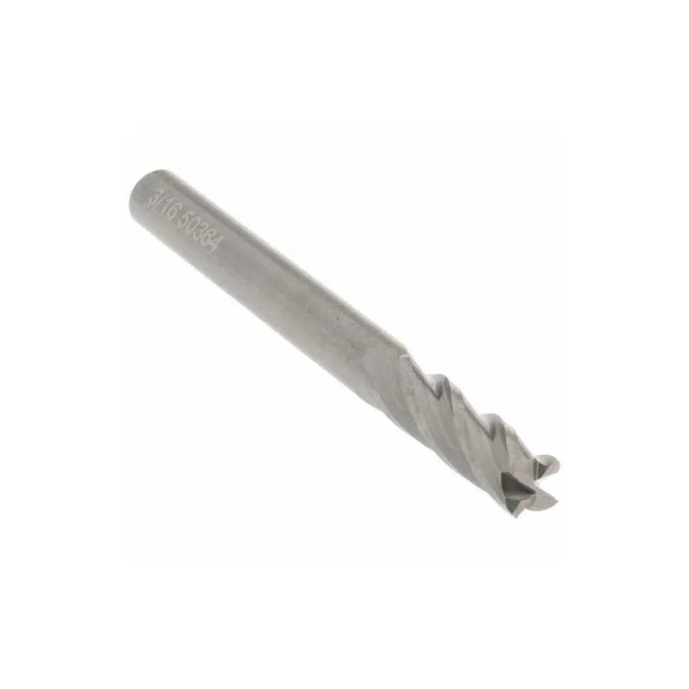 Square End Mill: 3/16" Dia, 5/8" LOC
