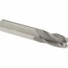 Square End Mill: 1/2" Dia, 1" LOC, 4 Flute, Solid Carbide