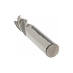 Square End Mill: 1/2" Dia, 1" LOC, 4 Flute, Solid Carbide