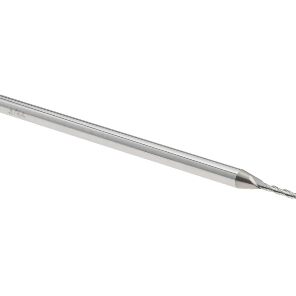 Square End Mill: 0.0469" Dia, 0.2500" LOC