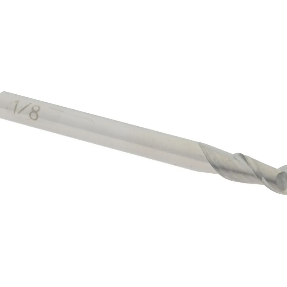 Square End Mill: 1/8" Dia, 1/4" LOC