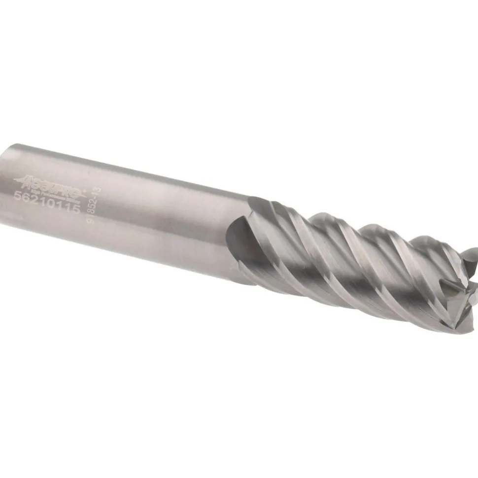 Square End Mill: 1/2" Dia, 1-1/4" LOC