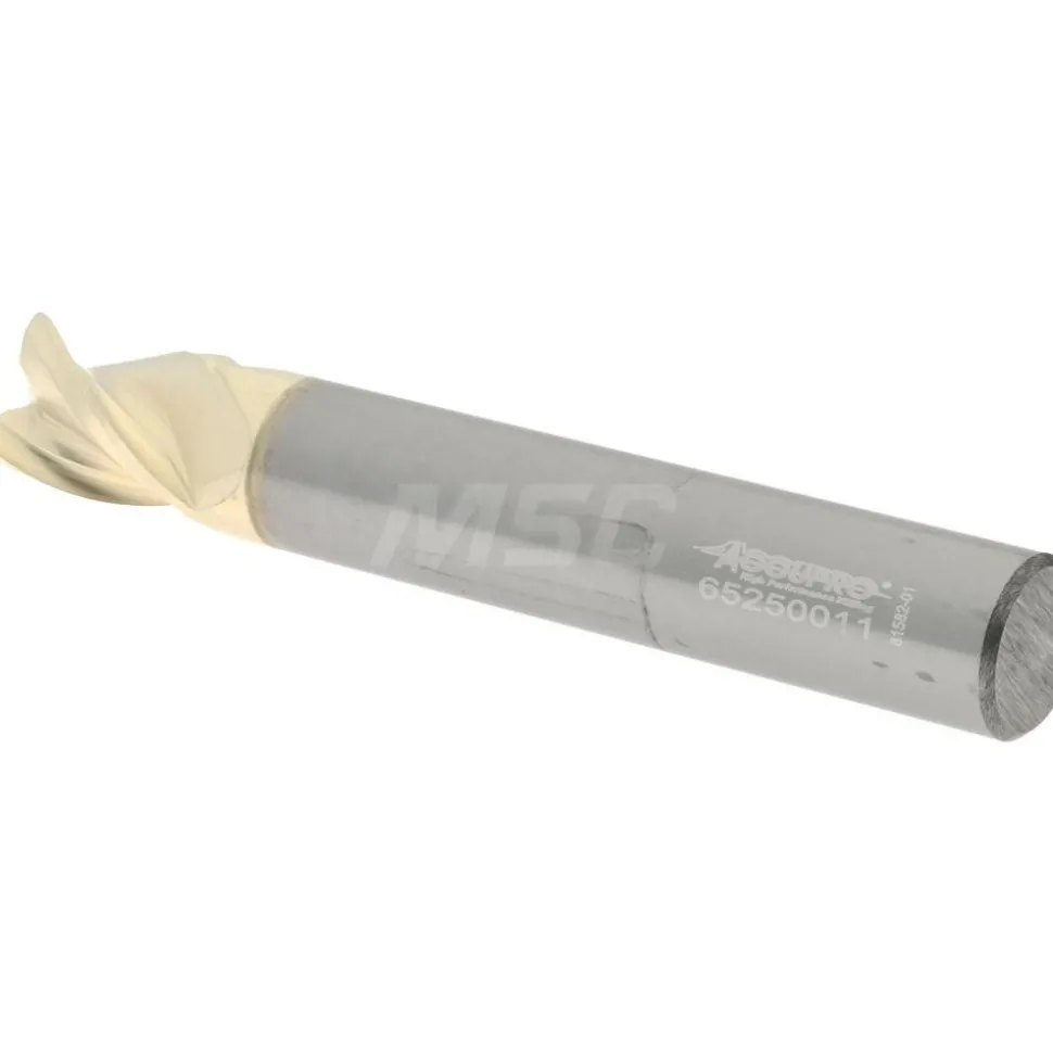 Square End Mill: 3/8" Dia, 1/2" LOC