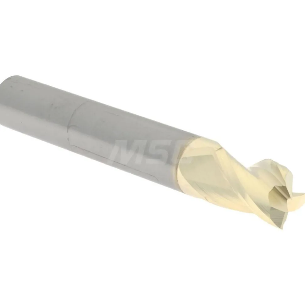 Square End Mill: 3/8" Dia, 1/2" LOC