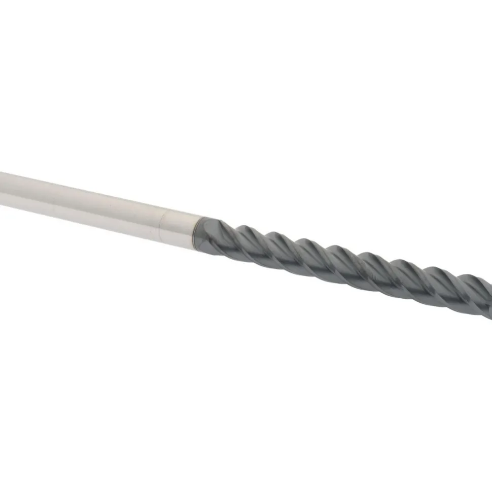 Square End Mill: 3/8" Dia, 3" LOC