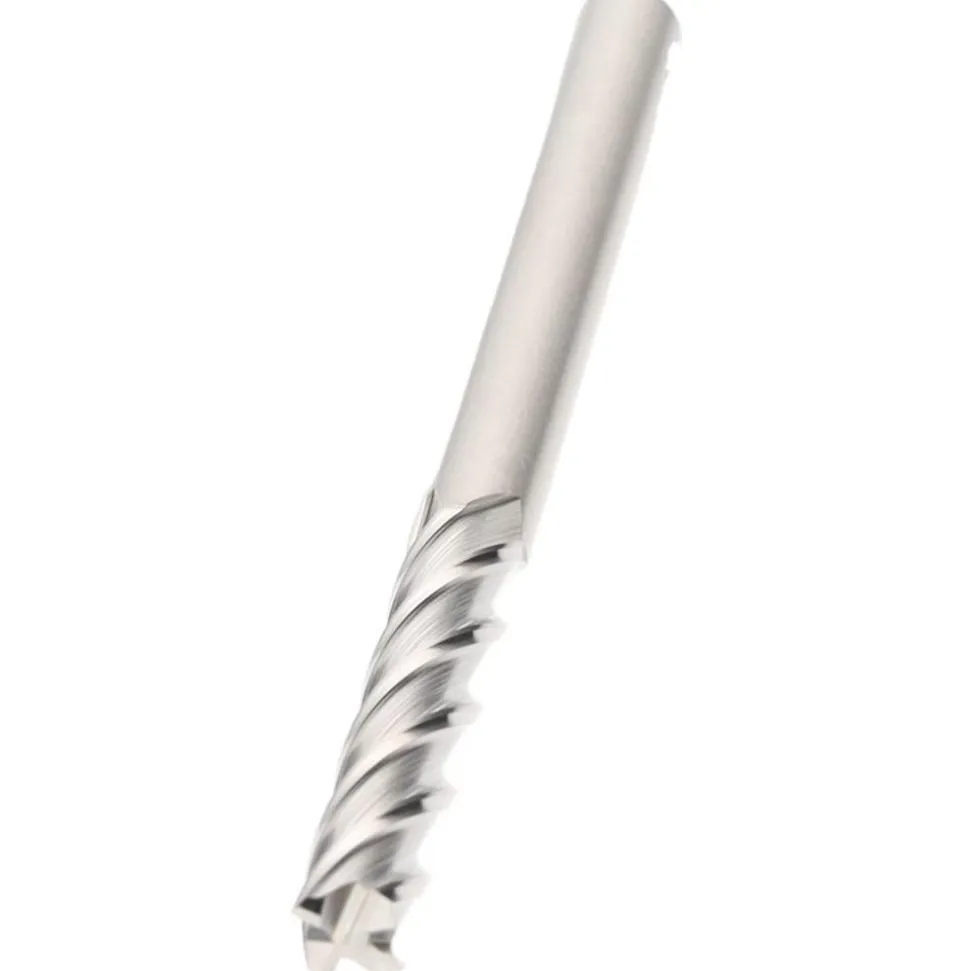 Square End Mill: 1/4" Dia, 1-1/2" LOC, 4 Flute, Solid Carbide
