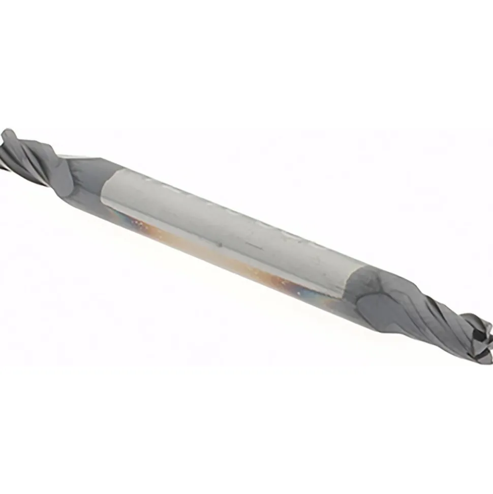 Square End Mill: 3/32" Dia, 3/16" LOC, 4 Flute, Solid Carbide