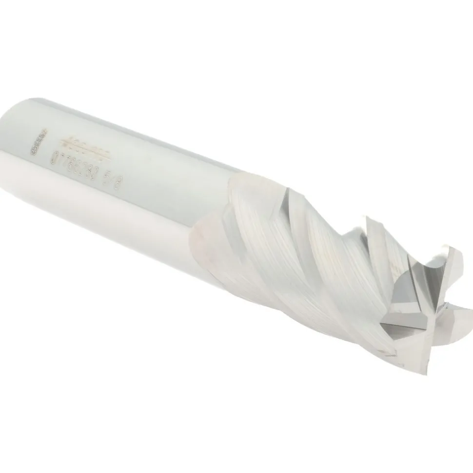 Square End Mill: 5/8" Dia, 1-1/4" LOC