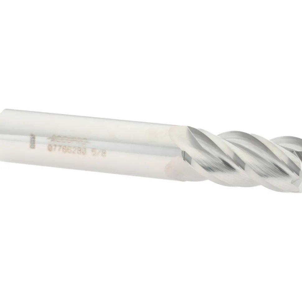 Square End Mill: 5/8" Dia, 1-1/4" LOC