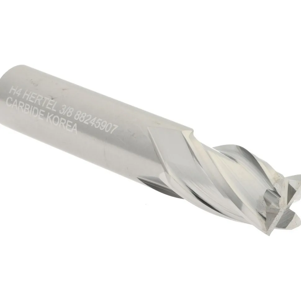 Square End Mill: 3/8" Dia, 5/8" LOC