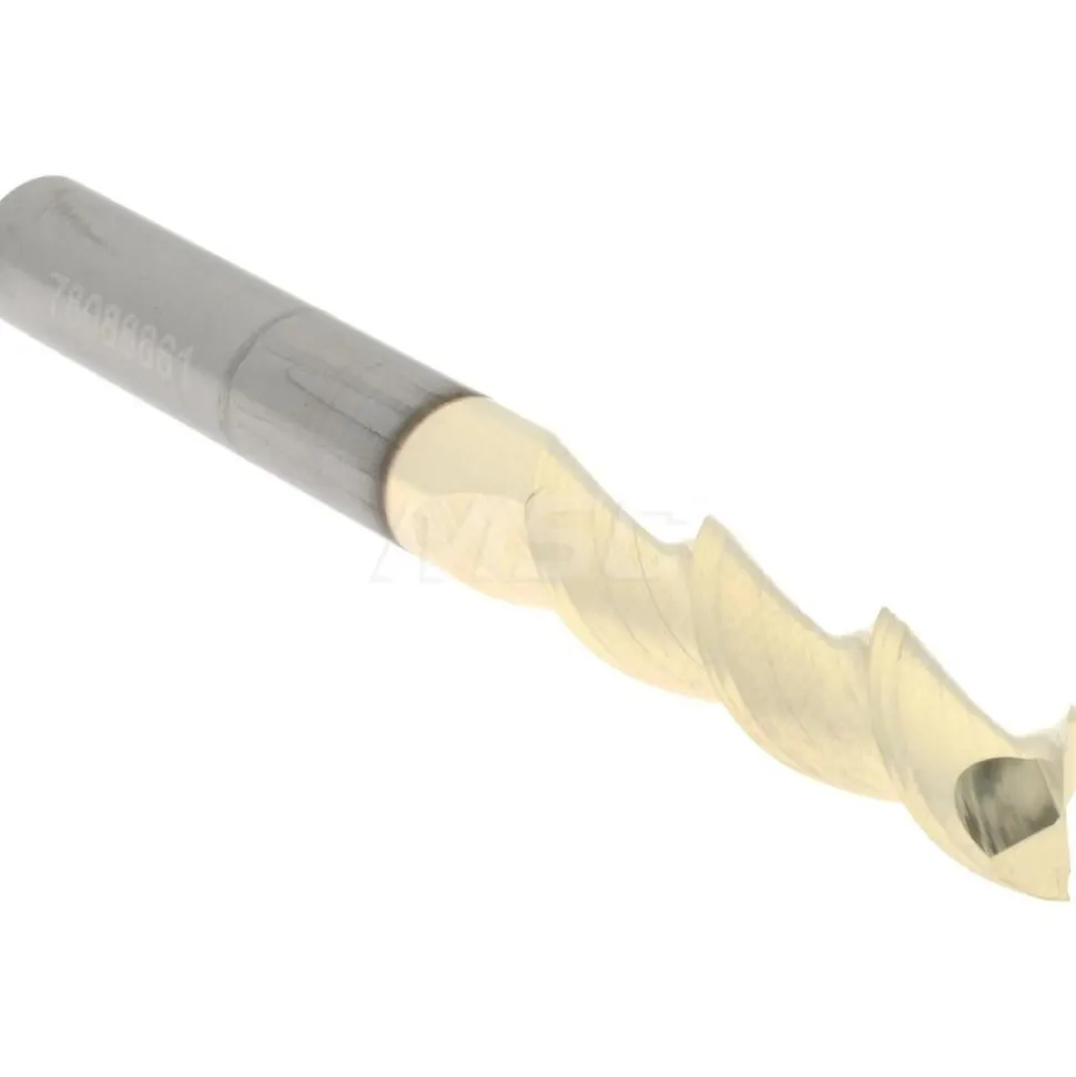Square End Mill: 1/4" Dia, 1" LOC