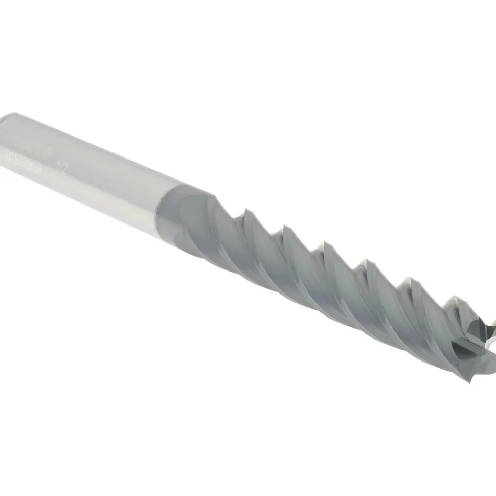 Square End Mill: 1/2" Dia, 3" LOC