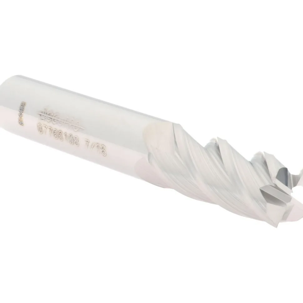 Square End Mill: 7/16" Dia, 1" LOC