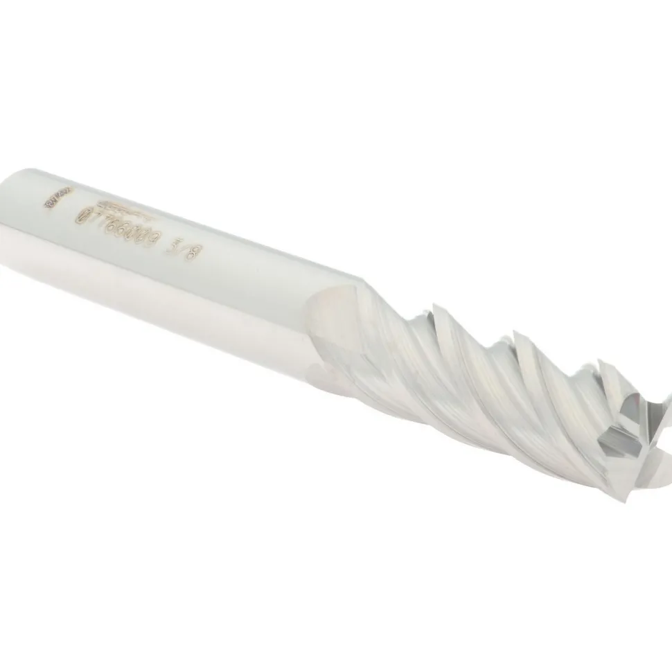 Square End Mill: 3/8" Dia, 1-1/8" LOC
