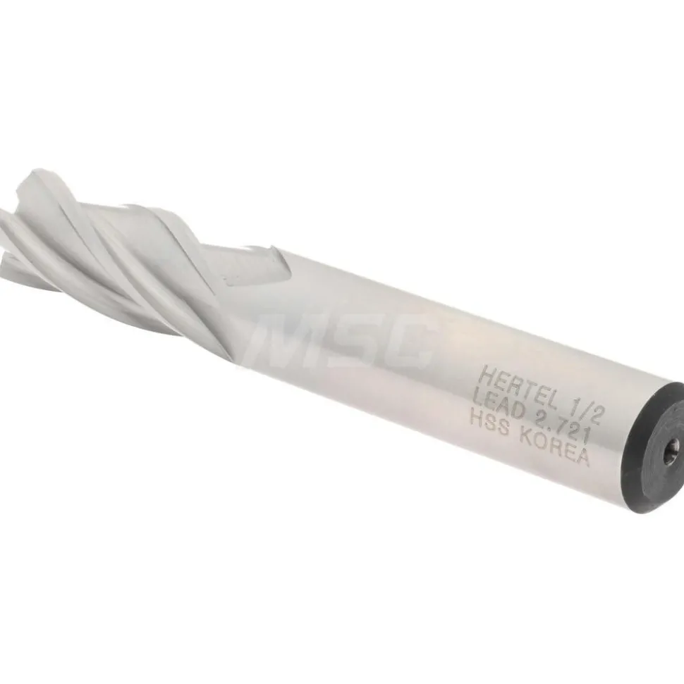 Square End Mill: 1/2" Dia, 1-1/4" LOC