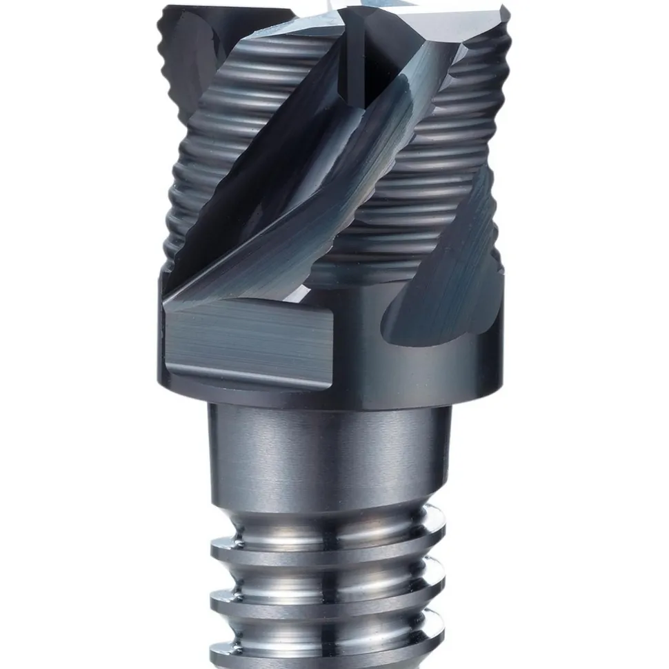 Square End Mill Heads; Mill Dia (Inch): 5/8; Mill Dia (Decimal Inch): 0.6250; Number of Flutes: 4; Length of Cut (Decimal Inch): 0.4720; Length of Cut (mm): 12.0000; Connection Type: PXNH; Overall Length (Inch): 0.7320 in; Material: Solid Carbide; Finish/Coating: Cr