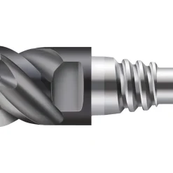 Square End Mill Heads; Mill Dia (Inch): 1/2; Mill Dia (Decimal Inch): 0.5000; Number of Flutes: 4; Length of Cut (Decimal Inch): 0.5750; Connection Type: E12; Overall Length (Inch): 1.1140; Material: Solid Carbide; Finish/Coating: TiAlN; Cutting Direction: Right Hand