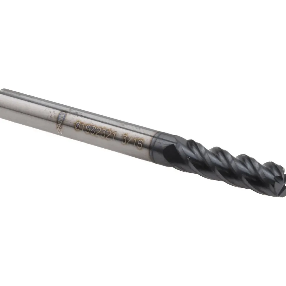 Square End Mill: 3/16" Dia, 5/8" LOC