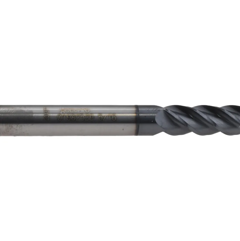 Square End Mill: 5/16" Dia, 3/4" LOC