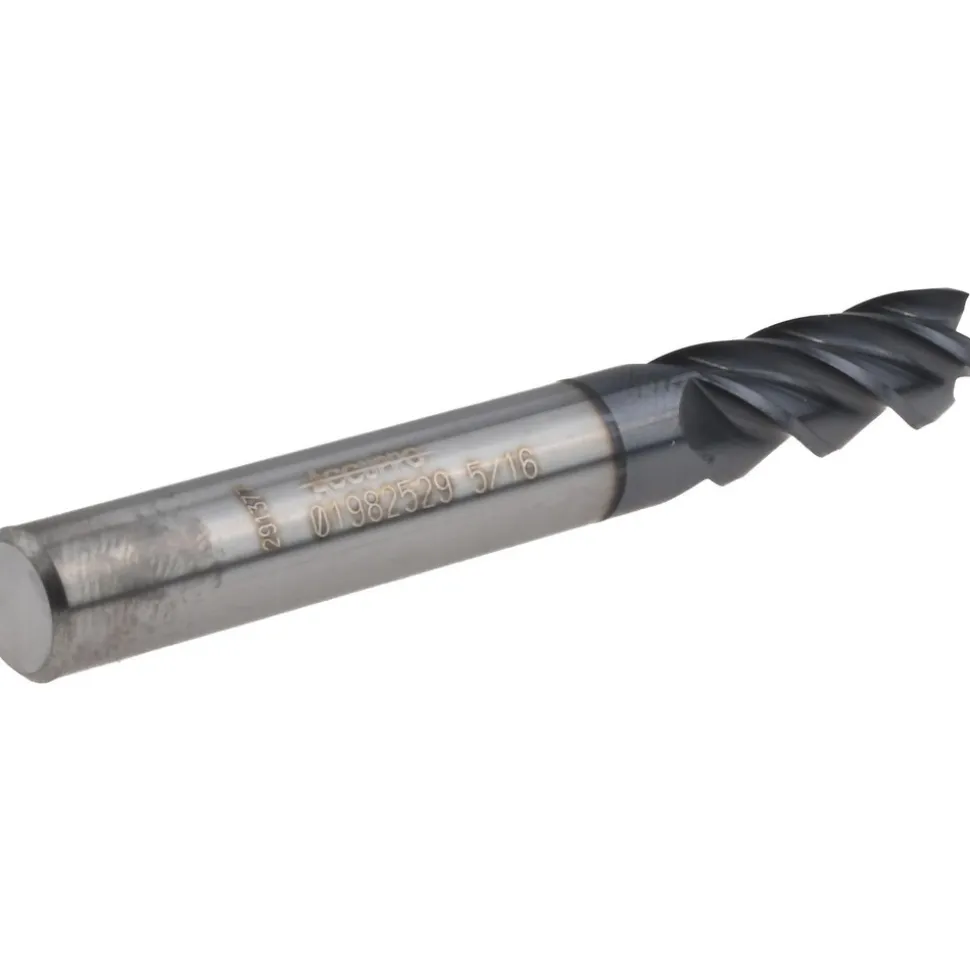 Square End Mill: 5/16" Dia, 3/4" LOC
