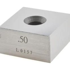 Square Steel Gage Block: 0.5", Grade 0