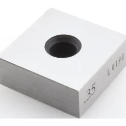 Square Steel Gage Block: 0.35", Grade 0