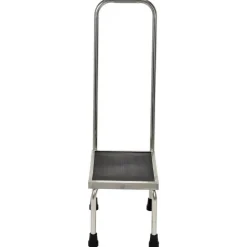 Stainless Steel Foot Stool: 11-1/4 In. x 15 In. x 11 In. 250 Lb. Capacity Silver