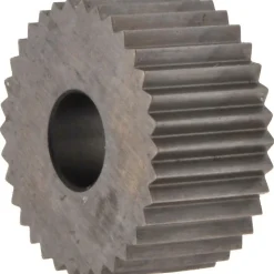 Standard Knurl Wheel: 3/4" Dia, 90 ° Tooth Angle, 14 TPI, Straight, High Speed Steel